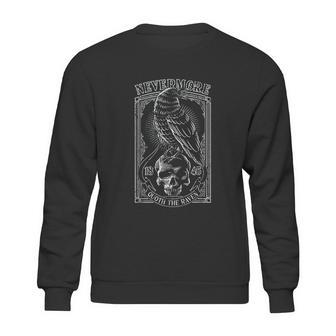 Edgar Allen Poe The Raven Nevermore Sweatshirt | Favorety CA