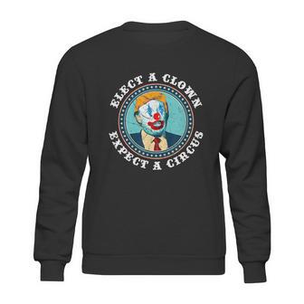 Elect A Clown Expect A Circus Antitrump Gift Sweatshirt | Favorety DE