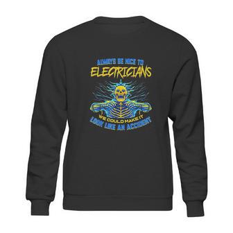 Electrician Funny Gift For Electrical Engineer Electricity Sweatshirt | Favorety CA