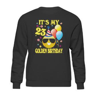 Emoji Its My Golden Birthday 23 Years Old 23Rd Sweatshirt | Favorety UK