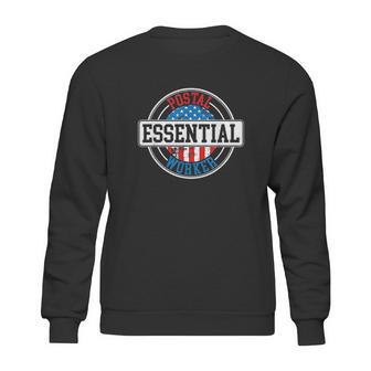 Essential Postal Worker Delivery Service Post Office Sweatshirt | Favorety UK