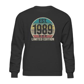 Est 1989 - 32 Years Old - 32Nd Birthday Gift Vintage Retro Sweatshirt | Favorety