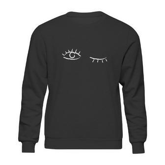 Eye Wink Design Mujer Enamorada Amor Sweatshirt | Favorety AU