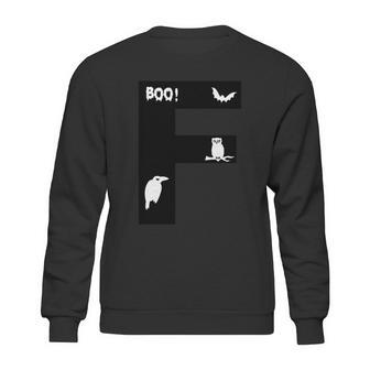 F Name Character Boo Dracula Funny Halloween Quote Sweatshirt | Favorety