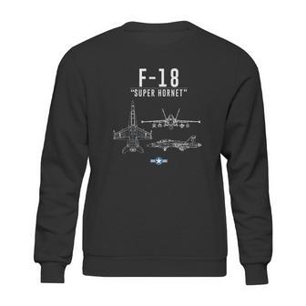 F18 Super Hornet Navy Fighter Attack Jet Sweatshirt | Favorety