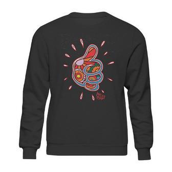 Fea Merchandising Miller Thumbs Up Splatter Lightweight Sweatshirt | Favorety CA