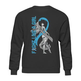 Fight Like A Diabetes Girl Sweatshirt | Favorety