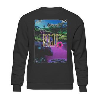 Fiji Artesian Aesthaetic On Promethazine Xanax Vaporwave Synthwave Water Sweatshirt | Favorety