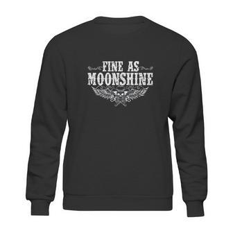 Fine As Moonshine Western Skull Dueling Pistols Sweatshirt | Favorety DE