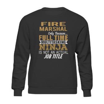 Fire Marshal Ninja Sweatshirt | Favorety UK