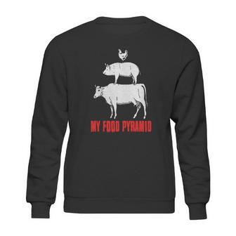 My Food Pyramid Shirt - Meat Lover Tshirt Sweatshirt | Favorety DE