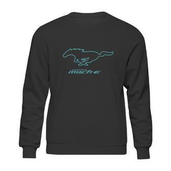 Ford Mustang Mach-E Blue Pony Logo T-Shirt Sweatshirt | Favorety UK