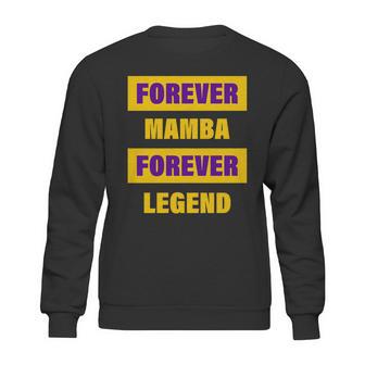 Forever Mamba Forever Legend Graphic Design Printed Casual Daily Basic Sweatshirt | Favorety