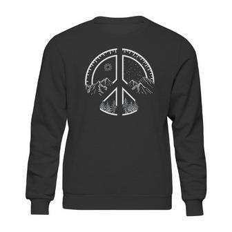 Four Seasons Peace Sign Outdoor Adventure Hippie Retro 60S Sweatshirt | Favorety AU