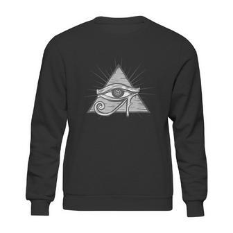 Freemason Mason Illuminati Circle Occult Conspiracy Gift Graphic Design Printed Casual Daily Basic Sweatshirt | Favorety UK