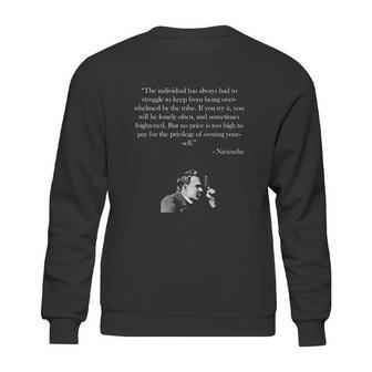 Friedrich Nietzsche Quote Sweatshirt | Favorety DE