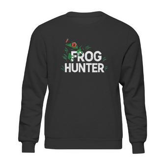 Frog Hunter Gift Little Amphibian Catcher Boys Girls Kids Sweatshirt | Favorety