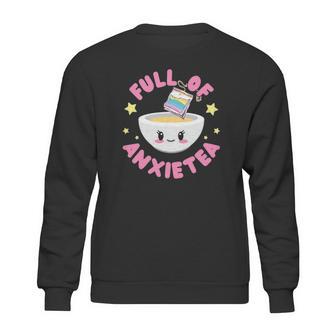 Full Of Anxietea Full Of Anxiety Cute Kawaii Pastel Goth Sweatshirt | Favorety AU