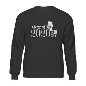 Funny Class Of 2020 Graduation With Toilet Paper And Hand Sanitizer Seniors 2020 Sweatshirt | Favorety DE