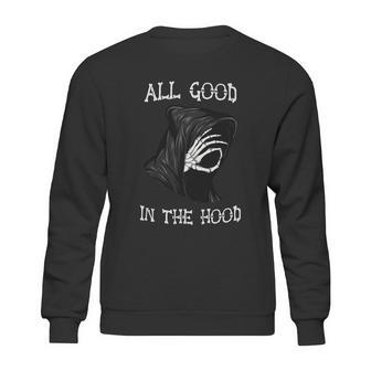 Funny Halloween All Good In The Hood Halloween Death Halloween Sweatshirt | Favorety CA