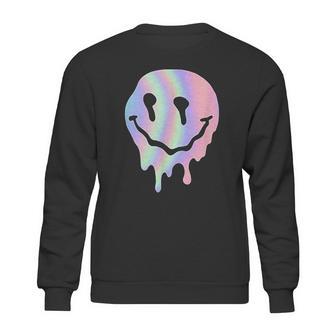 Funny Melted Acid Smiley Face Psychedelic Sweatshirt | Favorety