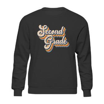 Funny Retro Second Grade Logo Sweatshirt | Favorety DE