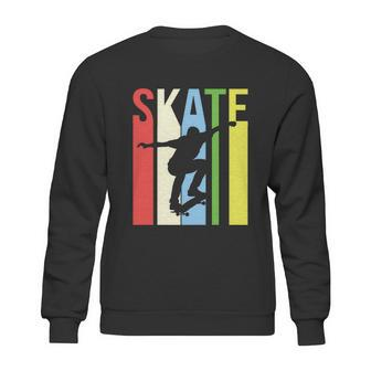 Funny Retro Skate Logo Sweatshirt | Favorety