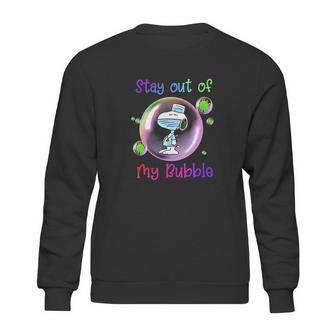 Funny Stay Out Of My Bubble Shirts Snoopy Lovers Tshirt Quarantined Social Distancing Stay At Home Tshirt Sweatshirt | Favorety CA