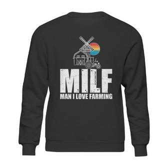 Funny Vintage Milf Man I Love Farming Sweatshirt | Favorety CA