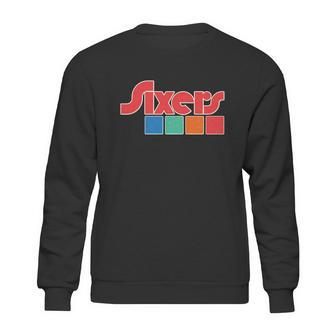 Funny Vintage Style Sixers Sports Logo Sweatshirt | Favorety