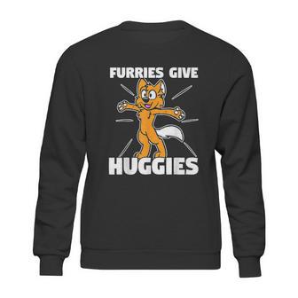 Furry Fandom Furries Give Hugs Sweatshirt | Favorety UK