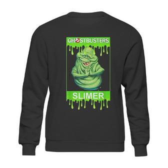 Ghostbusters Slimer Portrait Poster Sweatshirt | Favorety