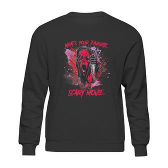 Ghostface Halloween Whats Your Favorite Scary Movie Sweatshirt | Favorety