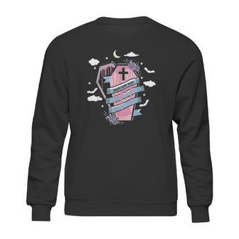 Graveyard Babe Pastel Goth Aesthetic Egirl Soft Goth Girl Sweatshirt | Favorety CA