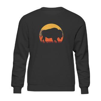 Great American Buffalo With A Vintage Sweatshirt | Favorety