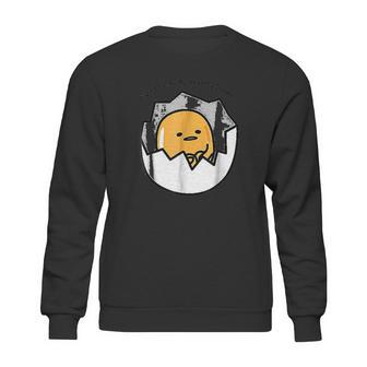 Gudetama The Lazy Egg Hiding From Responsibilities Sweatshirt | Favorety