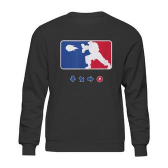 Hadouken Fighting Sports League Funny Arcade Gamer Sweatshirt | Favorety AU