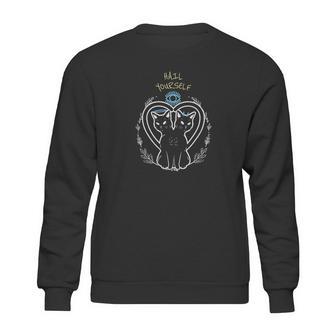 Hail Yourself Last Podcast On The Left Good And Evil Cats Sweatshirt | Favorety DE