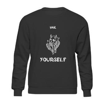 Hail Yourself Last Podcast On The Left Skull Sweatshirt | Favorety UK