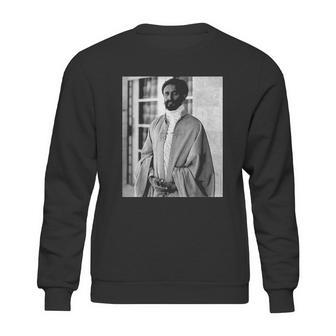 Haile Selassie Ethiopian Emperor Portrait Sweatshirt | Favorety