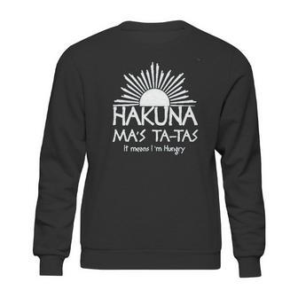 Hakuna Mas Tatas Parody Funny Romper Sweatshirt | Favorety AU