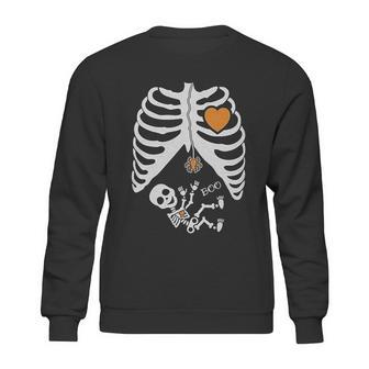 Halloween Skeleton Xray Rib Cage Sweatshirt | Favorety AU