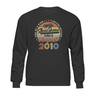 Happy 12Th Birthday Vintage August 2010 12 Years Old Sweatshirt | Favorety DE