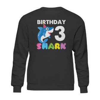 Happy 3Rd Birthday To Baby Shark With Wonderful Things Sweatshirt | Favorety UK