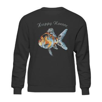 Happy Norooz Shubunkin Goldfish Persian New Year Sweatshirt | Favorety