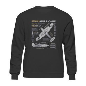 Hawker Hurricane Battle Of Britain Wwii Raf Fighter Plane Sweatshirt | Favorety DE