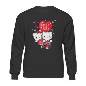 Hello Kitty And Dear Daniel Anywhere With You Valentine Sweatshirt | Favorety UK