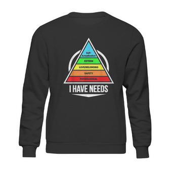 Hierarchy Of Needs Psych Sweatshirt | Favorety DE