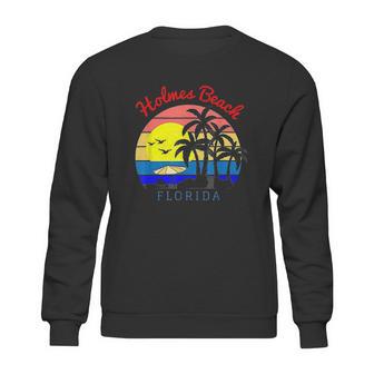 Holmes Beach Florida Vintage Retro Beach Sunset Sweatshirt | Favorety CA