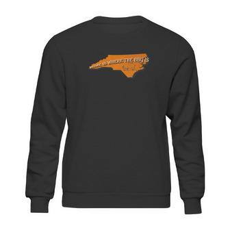 Home Is Where The Bbq Is North Carolina With Pig Sweatshirt | Favorety UK